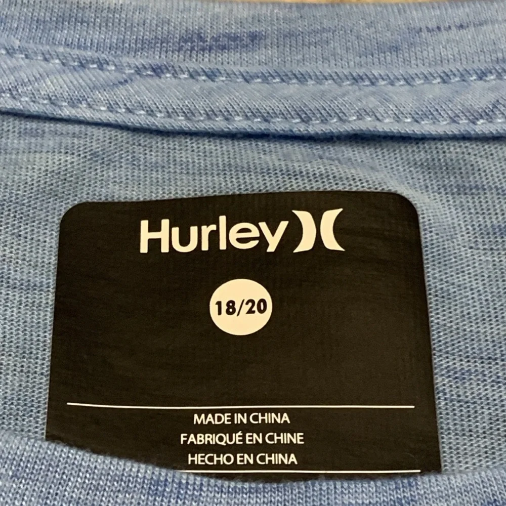 Boys Hurley Crewneck Active Performance‎ Long Sleeve Shirt